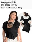 Minimalist X-Shaped Baby Sling Multifunctional Back Towel Easy Carry Wrap Slings Simple Children Carrier New
