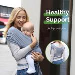 PANGDUBE 1pc Baby Wrap Sling Cotton Carrier for Baby 0-36 Months Newborn Kangaroo Sling Front Artifact Ergonomic Baby Carry