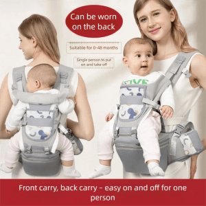 Newborn 2026 Ergonomic Baby Carrier Backpack Infant Baby Hipseat Carrier Front Facing Ergonomic Kangaroo Baby Wrap Sling Travel