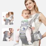 Newborn 2026 Ergonomic Baby Carrier Backpack Infant Baby Hipseat Carrier Front Facing Ergonomic Kangaroo Baby Wrap Sling Travel