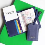 Custom Name Travel Passport Cover Set Personalized Letters Gift Luggage Tag Card Holder Passport Case Holder Travel Essentials