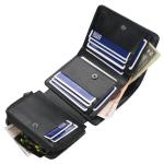1Pcs/Baellerry Men's Short Pu Leather Wallet, Multi-Card Slots with Bill Clip and Zippered Coin Pocket, Stylish Everyday Small Wallet