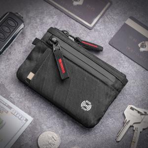 Zipper Rfid Wallet Mini Coin Purse Women Men's Nylon Short Wallet Retro Key Card Holder Small Money Bag Trend Youth Mini Handbag