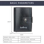 Luxury Metal Business Card Holder - Auto Eject Tri-Fold RFID Protection Slim Wallet