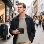 Card Holder Money Bag Wallet Male Men's Coin Purse Wallet RFID Anti-theft Man Leather Wallet Zipper Business