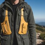 PU Leather Double Shoulder Armpit Bag Multi-Pocket Underarm Strap Wallet Pocket Anti-Theft for Men Women Travel Outdoors