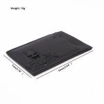 Bat ID Wallet For Men Leather Slim Card Holder Case Cover With Cutout Superhero Face Eyes Mask Gift For Husband Teens Boy Friend