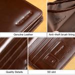 ManBang Classic Style Wallet Genuine Leather Men Wallets Short Male Purse Card Holder Wallet Men Fashion High Quality