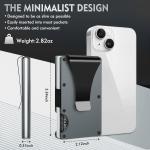 Minimalist Wallet for Men & Women Slim RFID Wallet, Scratch Resistant, Credit Card Holder & Money Clip, Easily Removable Money