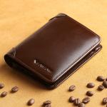 ManBang Classic Style Wallet Genuine Leather Men Wallets Short Male Purse Card Holder Wallet Men Fashion High Quality