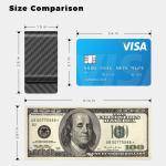 High Quality Real Carbon Fiber Money Clip Slim Front Pocket Wallet Up To 50 Bills Minimalist Wallet For Men Gift