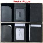 Rfid Credit Card Holder Wallet Mens Bank Cardholder Aluminium Metal Case Slim Minimalist Walet Coin Purse Smart Wallets for Men