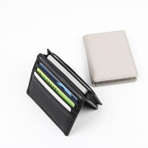 Genuine Leather Business Card Holder Name Card Case Credit Card Wallet for Men & Women