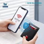 DIENQI Rfid Credit Card Holder Wallets Men Money Bag Purse Slim Thin Wallet for Men Small Short Purse Male Black Vallet Billfold