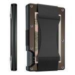 Forged Carbon Fiber Mini Slim Wallet case organizer for Men Cartera Tarjetero Hombre Cashback Credit Card Holder Luxury gift