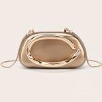 Fashion Women's Handbag Bride Metal Gold Women Luxury Evening Banquet Clutch Bag Shoulder Wedding Purse Party Crossbody Bag