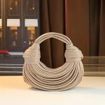 Handbags for Women 2026 New Gold Luxury Designer Brand Handwoven Noodle Bags Rope Knotted Pulled Hobo Silver Evening Clutch Chic