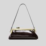 Fashion Long Clutch Bag for Women Luxury Designer Kiss Lock Women Shoulder Bags Elegant Party Purses Trend Underarm Bag 2025