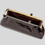 Fashion Long Clutch Bag for Women Luxury Designer Kiss Lock Women Shoulder Bags Elegant Party Purses Trend Underarm Bag 2025