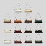 Fashion Long Clutch Bag for Women Luxury Designer Kiss Lock Women Shoulder Bags Elegant Party Purses Trend Underarm Bag 2025
