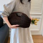 New summer beach bag for women clutch bag luxury designer straw bags tote handbag fashion woven rattan bags female travel purse