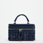 Vintage Woolen Box Women Handbags Luxury Designer Shoulder Crossbody Bags for Women 2025 New Square Chains Sling Bag Clutch Lady