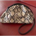 Luxury Zebra Print Women's Clutch Bag Trendy Soft Pu Pleated Design Cloud Handbag Elegant Snakeskin Shoulder Bag Dumpling Bag