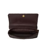 Luxury Designer Pu Leather Wowen Clutch Bag for Women Vintage Flap Shoulder Crossbody Bags Trend Underarm Bag Lady Handbags 2025