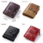 Genuine Leather Women Wallet for Coin and Card High Quality Small Female Clutch Handy Purse Fashion Ladies Walet Luxury Brand