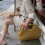 Fashion Brand Straw Clutch Clip Bag High-end Luxury Banquet Purse Summer New Seaside Holiday Travel Versatile Hand-woven Totebag