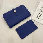 Luxury Genuine Leather Women Wallets Long Cowhide Purse High Capacity Gold Hasp Clutch Bag Brand Design Ladies Billfold