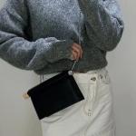 A New Luxury, Fashionable and Niche Rolled-up Clutch Bag for Women, A Versatile Folding Chain Single-shoulder Crossbody Bag