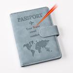 Custom Passport Cover, Monogrammed Engraved Name Passport Cover, Passport Holder, Wedding Bridesmaid Groomsman Gift