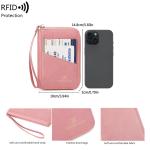 New retro passport bag for men and women RFID fashionablepassport cover multifunctionalPUleather passport clip travelaccessories