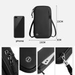 Travel Wallet Passport Card Holder Crossbody Shoulder Organizer Bag Abroad Ticket Document Protection Cover Hanging Neck Pouch