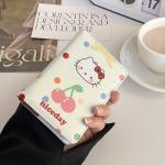 New Hello Kitty Travel Passport Cover Anime Fashion Kawaii Protective Women Multifunction Card Holder Clip Portable Storage Bag