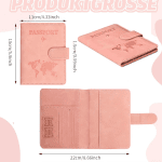 Custom Customized Passport Cover with Name  for Couple ID Bank Card PU Leather Passport Case Travel Accessories