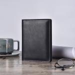 New Soft Genuine Leather Man's Passport Cover ID Card Case Purse Bank Credit Card Holder Travel Wallet For Men Black Brown