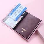 2025 Passport Cover for Card Documents Simple Women Men Travel Passport Holder Wallet Bags New Passport Card Id Business Pouch