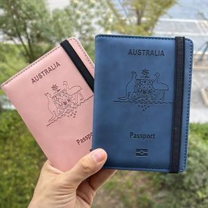 International Travel Essentials Australian Passport Covers Rfid Personalized Passport Holder Wallet with rfid