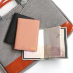 Engrave Letters Leather Passport Cover Custom Name Soft Cowhide Travel Passport Holder Women Men DIY Gift Passport Case Wallet