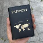 Personalized Pasport Name Passport Cover King Queen Crown Case for Passports Pu Leather Travel Wallet