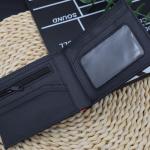 Naruto Sasuke Akatsuki organization red cloud cartoon wallet pu men's wallet card holder passport cover  luxury birthday gift