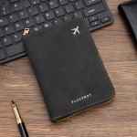 Multi functional advanced portable RFID anti-theft brush passport bag travel ticket document card storage zipper passport cover