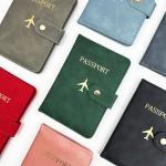 Unisex Airplane Hasp Passport Covers Travel Passport Cover Id Card Holder Credit Card Holder Passport Holder Travel Accessories