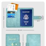 Unisex Airplane Hasp Passport Covers Travel Passport Cover Id Card Holder Credit Card Holder Passport Holder Travel Accessories