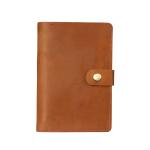 Cow Leather Journal Cover for Field Notes Portable Refillable Notepad with Pen Holder Pocket Notebooks Fits 3.5'' X 5.5'' Diary