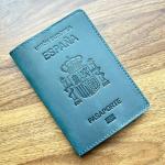Genuine Leather Spain Passport Cover Crazy Horse Funda Pasaporte Business Unisex Durable Spanish