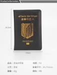 Travel Accessories Anime Passport Holder European American Anime Passport Covers Wallet Leather Passport Cover Travel Id Holder