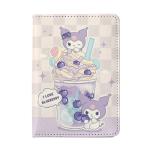 Kawaii Hello Kitty Kuromi My Melody PU Leather Passport Card Cover Bag Anime Portable Cartoon Travel Passport Protection Case